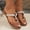 White#25, variant on Womens T Strap Flat Sandals Open Toe Flip Flops Adjustable Ankle Strap Summer Beach Thong Shoes