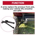 thumbnail image 5 of Kojem 6" A-Arm A Arm Lift Kit for 1995-2002 Yamaha Golf Cart G8-G14 G16 G19 G20 Electric/Gas Model, 5 of 9