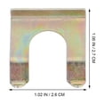 thumbnail image 4 of Golden Iron U-Shaped Brake Line Retainer Clip for Car Use 10PCS Secure Positioning, 4 of 8