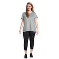 thumbnail image 2 of Reebok Women's and Women's Plus Legacy Core Knit Performance T-Shirt, Sizes XS-4X, 2 of 5