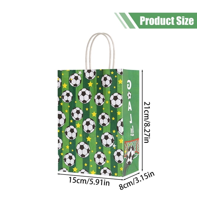 Flour Storage Bag Soccer Bags Paper Packaging with Handles Perfect for Sports Events and Celebrations Food Storage Bag Kitchen Organizer Bag Reusable Storage Pouch Pantry Bag