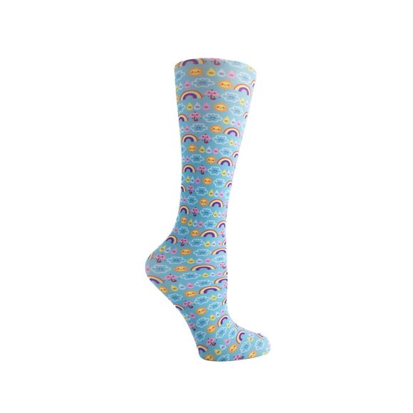 Cutieful Therapeutic Sheer 8-15 mmHg Compression Hosiery - Happy Weather
