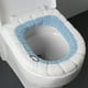 thumbnail image 1 of Funda Reutilizable Para Asiento De Inodoro, Suave, Gruesa, Lavable, De Tela De Fibra, Fácil Instalación Para Mayor Comodidad En El Baño, Color Azul, 1 of 9