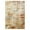 Orange/Brown, variant on Yiwa Modern Abstract Runner Rugs 2' x 6' Contemporary Washable Non-Slip Low Pile Indoor Throw Covers Non-Shedding Foldable Hallway Carpet (Orange/Brown)