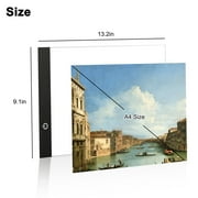 A4 LED Light Box Tracer, EEEkit LED Artcraft Tracing Light Pad with 3-Level Brightness for DIY Diamond Painting, Sketching