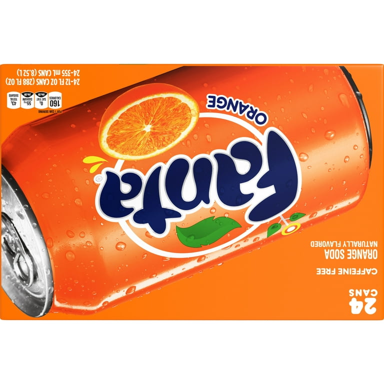 Fanta Orange Drink 12 oz - Fanta Naranja (Pack of 24)