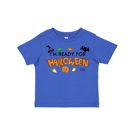 

Inktastic I m Ready for Halloween Gift Toddler Boy or Toddler Girl T-Shirt