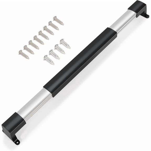 RV Screen Door Handle,RV Door Handle Grab Bar for Travel Trailer Campers Motorhome, Adjustable From 21-5/8In to 28-5/8In