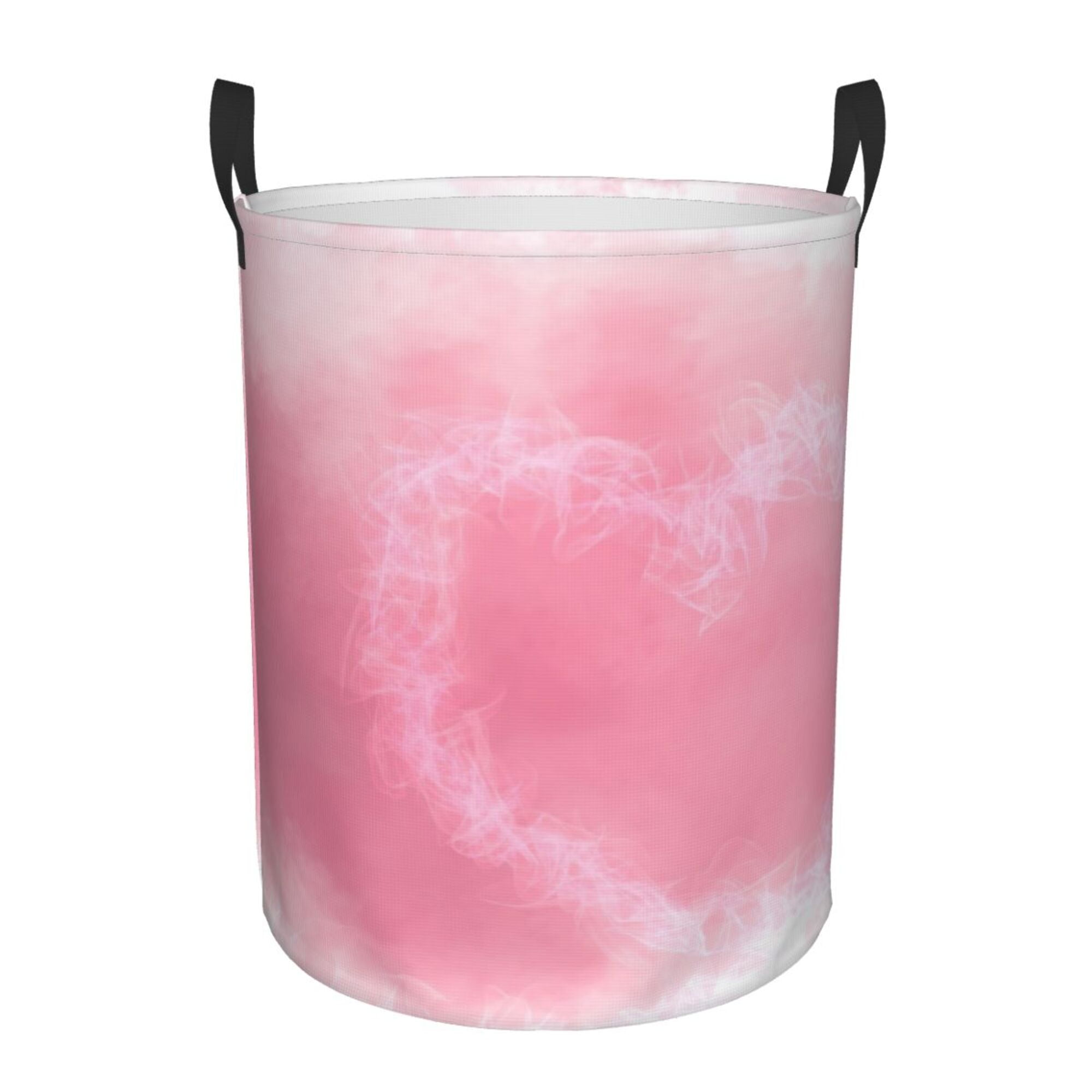 LNWH Laundry Basket, Pink Dreamy Love Pattern Foldable Laundry Hamper