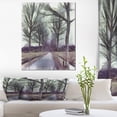 thumbnail image 1 of Croquis Aquarelle Nature Abstraite - Grande Toile d'Art de Paysage, 1 of 4