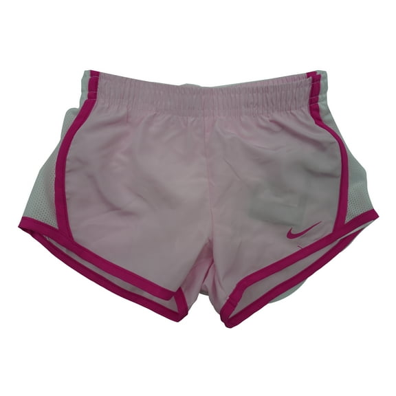 Nike Toddler Girl's Dri Fit Tempo Shorts Pink White (2T)