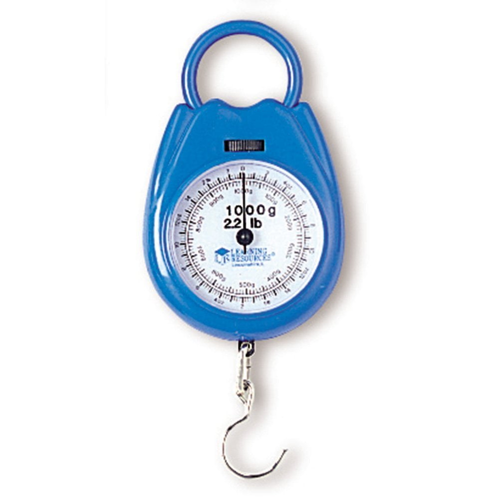 Scale Spring, Blue Plastic Hanging Digital Grams Pounds Hook Scale For