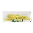 thumbnail image 1 of Daffodil Computer Mouse Pad, Digital Watercolors Paint of Daffodils Bouquet Called Jonquils in England Lily, Rectangle Non-Slip Rubber Mousepad Large, 31" x 12", Yellow Green, by Ambesonne, 1 of 2