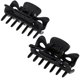 thumbnail image 1 of Pinza para el cabello francesa para mujer, juego de 2 pinzas para el cabello negras para niñas, accesorios para el cabello duraderos y a la moda para mujeres, agarre fuerte y sin agarre desl, 1 of 5
