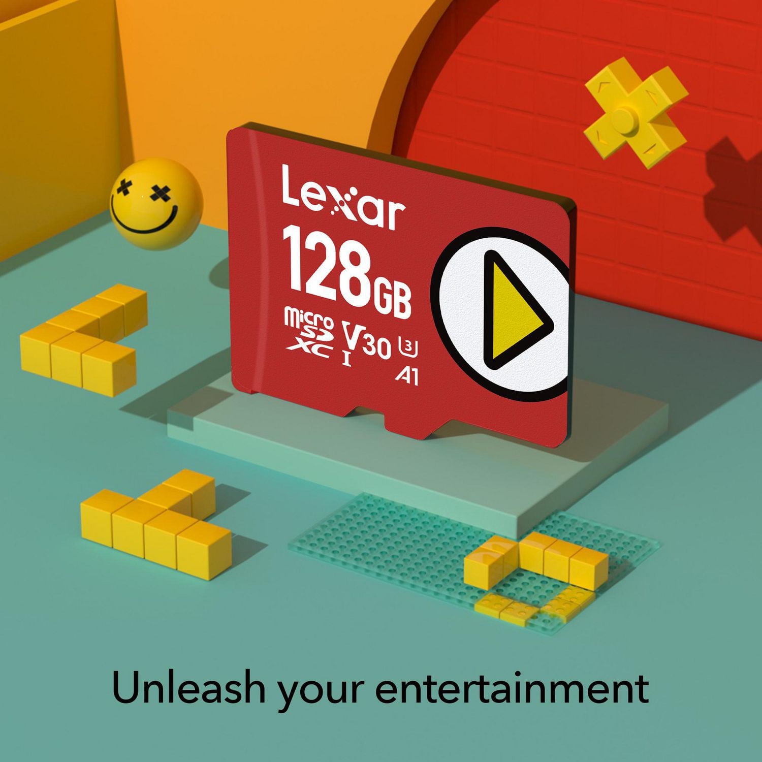 Lexar Play 128GB MicroSDXC Digital Memory Card, Micro SDXC Digital Memory