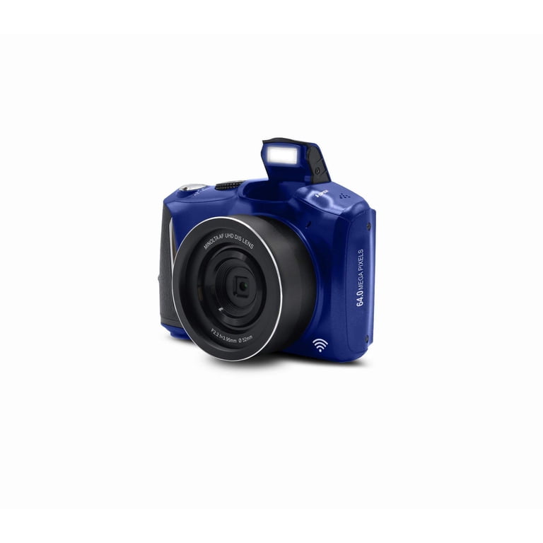 Minolta MND55-P 64 MP Autofocus & 4K Ultra HD Digital Camera with