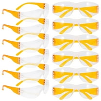 TABLZONE Back to School Safety Glasses for Kids, Orange PC Frame, 36 Pieces Protective Eyewear