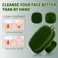 thumbnail image 2 of Silicone Face Scrubber for Men and Women， 2Pack Facial Cleansing Brush Silicone Face Wash Brush Manual Waterproof Cleansing Skin Care Face Brushes for Cleansing and Exfoliating (Blue_Pink), 2 of 6
