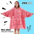 thumbnail image 2 of Arsny Oversized Sherpa Blanket Hoodie for Adult Women Men Teen - Thick Warm Wearable Hooded Sweatshirt Blanket, 2 of 6