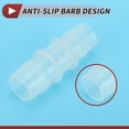 thumbnail image 5 of Unique Bargains Plastic Hose Barb Fitting 9/16" to 5/8" Hose ID Connectors Aquarium Plastic Clear 5 Pcs, 5 of 7
