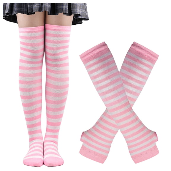 Knee High Socks for Women Striped Seasonal Tall Socks for Daily Outfits Parties and Cozy Wear Socks for Women