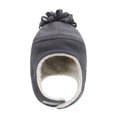 thumbnail image 2 of TELOLY Toddler Hat And Glove Set Super Warmth Toddler Hat Cute Design Hat And Gloves Dark Gray, 2 of 2