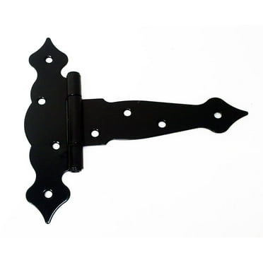 Shed Windows Colonial T-Hinge Set Of 6 - Heavy Duty Steel Hinges | For Sheds, Chicken Coops & Playhouses