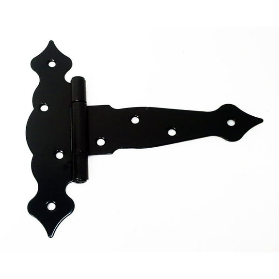 Shed Windows and More T Hinges Fancy Decorative 6" (Set of 3) Heavy Duty Strap Hinge Shed Door Style Decorative Storage Building Garage Barn Door…