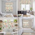 thumbnail image 6 of Mushroom Kitchen Curtains Sets for Windows 36 Inch Length, Vintage Botanical Elegant Spring Floral Rod Pocket Window Treatments Tier Curtains and Valances Set for Bedroom/Bathroom, 6 of 8