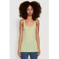 thumbnail image 2 of Womens Ribbed Knit Racerback Tank Top, 2 of 5