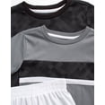 thumbnail image 3 of RBX Baby Boys Short Sets - 3 Piece Performance Short Sleeve Tee Shirts and Shorts (Sizes: 12M-24M), 3 of 6