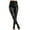 Black, variant on Sigvaris Style 841 Women's Soft Opaque Open Toe Pantyhose 15-20 mmHg