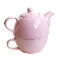 thumbnail image 4 of Pink Ceramic Pot &Cup Teapot Set for Woman, 4 of 9