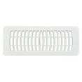 thumbnail image 5 of Imperial 4-inch x 12-inch White Plastic Louvered, Floor Register, Rectangular, Household Vent Cover, 5 of 5