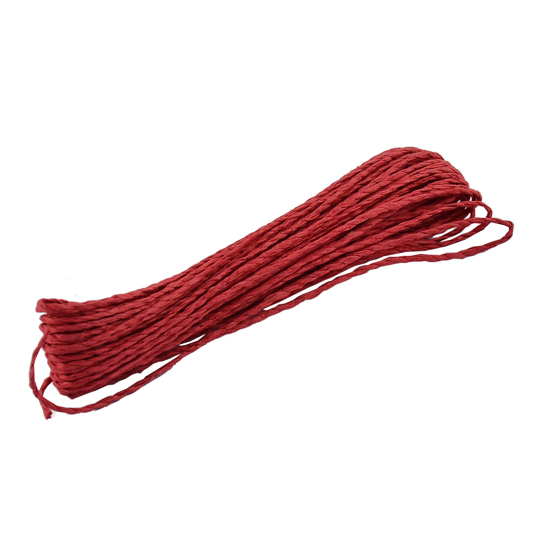 Handcraft DIY Package Paper Art Crafting Matte Ribbon Rope Cord Red 10.