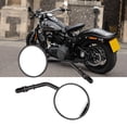 thumbnail image 4 of Rétroviseurs Latéraux de Moto, Miroir Rond de Résistance à la Collision de Fabrication Fine avec Support et Clé pour le Cycle Automatique, 4 of 8