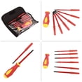thumbnail image 3 of Heaveant Destornilladores de Electricista, 7pcs/Set Juego de Destornilladores de Electricista Cruzados con Ranura aislada multifunción, 3 of 13