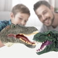 thumbnail image 1 of Dinasour Shark Hand Puppet Toys Funny Game for Children Simulation Animals Head Gloves Kids Boy Gifts heqiyong LED, 1 of 2
