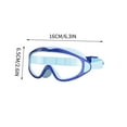 thumbnail image 3 of Kids Goggles with Comfort Fabric Strap, Kids Swim Goggles Wide View Anti-Fog/UV No Leaking Swimming Goggles, 3 of 5
