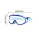 thumbnail image 3 of Gafas de Natación para Niños - Estilo Máscara de Natación de Marco Grande, Antivaho Impermeable con Protección UV, Vista Panorámica de 180°, Correa Ajustable, Edades 6-14, Niños y Niñas, 3 of 5
