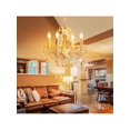 thumbnail image 4 of Shrine K9 Crystal Chandelier Light Fixture, Modern Chandelier Lighting with 4-Light for Dinning Room, Living Room, Kitchen, D17 x H17, Adjustable Chai, 4 of 5