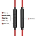 thumbnail image 3 of Wired Earphones, Adorer EM10 Powerful Bass in Ear Earbuds with Microphone and Volume Control, Noise Isolating Headphones - Red, 3 of 5