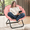 Pink, variant on TANGJEAMER a pair of Round Folding Chair, Saucer Chair with Metal Frame, Comfy Moon Chairs for Bedroom, Living Rooms, Apartments, Garden and Courtyard (Gray)