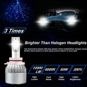For Kia Niro 2017 2018 2019 Headlights 9005 HB3 High/Low Beam Headlights and H11 LED Fog Light Bulbs,4pcs