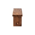 thumbnail image 3 of bali & pari Biyu Suar Wood Dining Bench - Handcrafted Solid Wood Bench with Live Edge Details, Rustic Farmhouse Style for Dining Room or Entryway Seating, 3 of 3