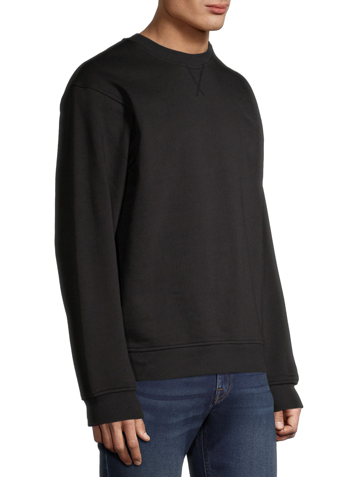George Men's and Big Men's Long Sleeve Crew Sweatshirt, up to Size 5XL