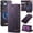 Purple, variant on TECH CIRCLE For Samsung Galaxy S26 Ultra Full Body PU Leather+TPU Wallet Case with 2 in 1 Detachable Cash & Credit Card Slots Lightweight Shockproof Compatible with MagSafe Cover,Purple