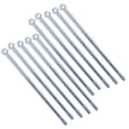 thumbnail image 4 of Half Thread  10 Pcs Half Thread  Fine Thread Carbon Steel Sturdy Lengthened Hex Half Tooth, 4 of 8