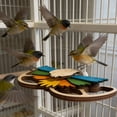 thumbnail image 4 of Rewenti Wooden Bird foraging Toy Puzzle Feeder, 4 of 7