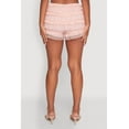 thumbnail image 5 of Womens Iris Tiered Lace High Waisted Mesh Shorts, 5 of 5